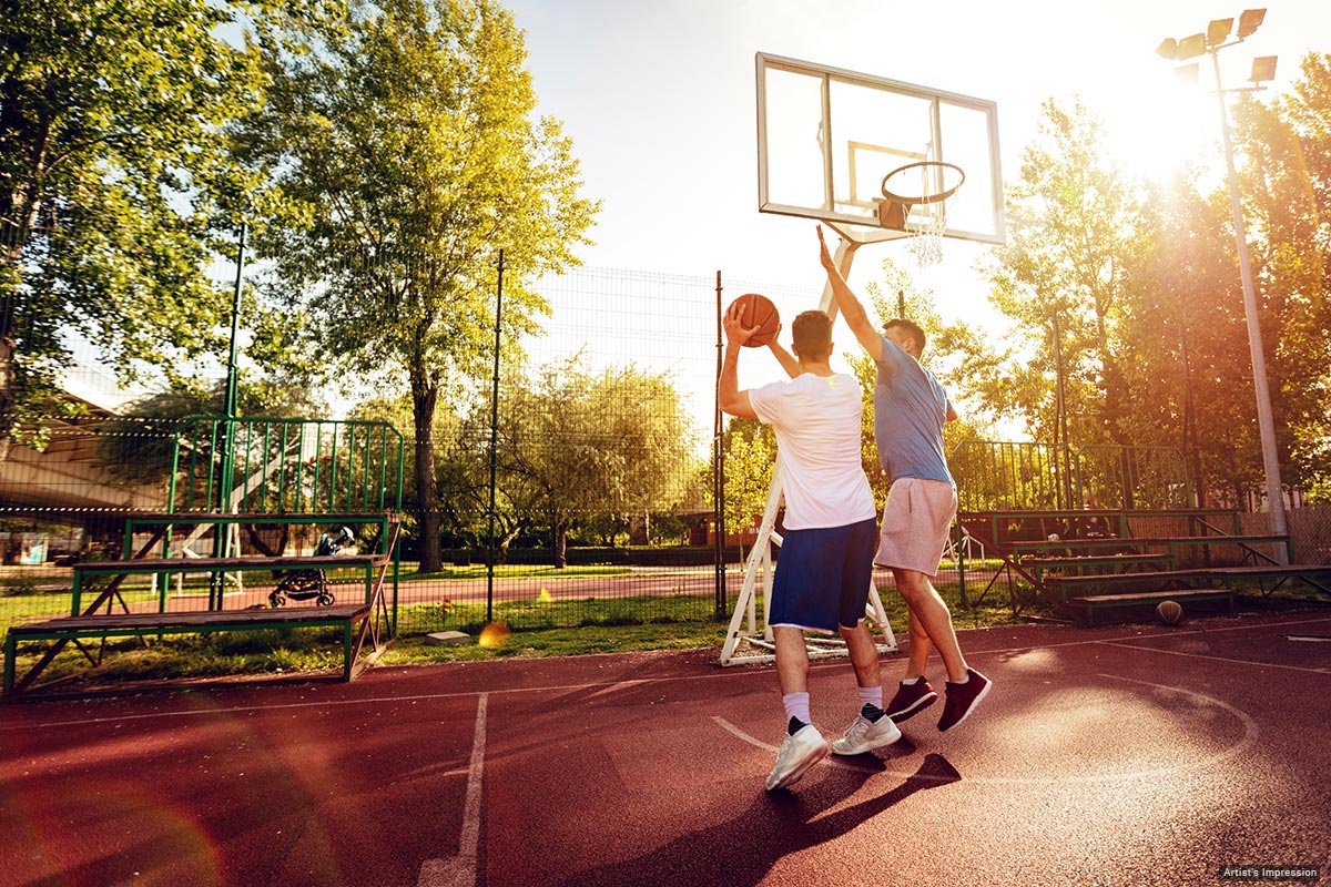 Basketball Court and Sports Zone at ACE Starlit